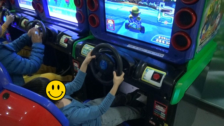 マリオカートで小休憩