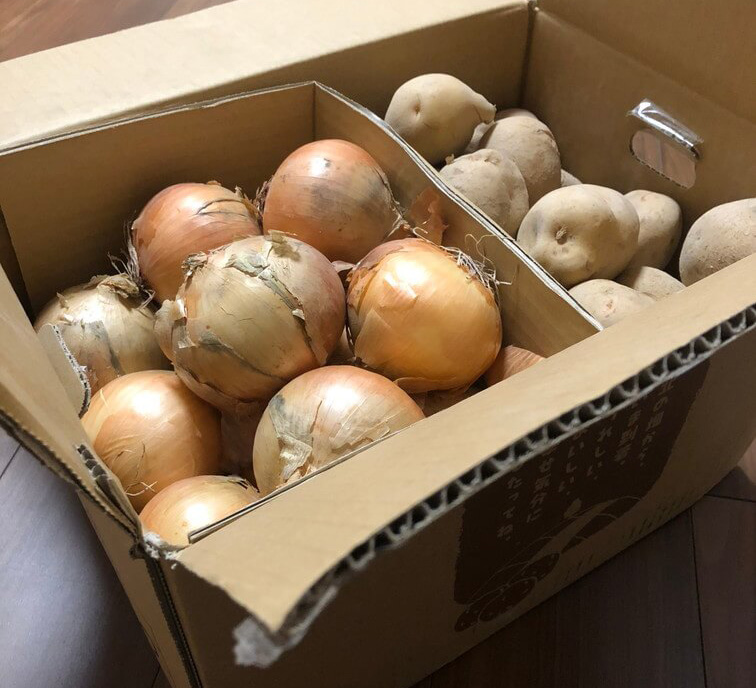 北海道たまねぎとじゃがいも